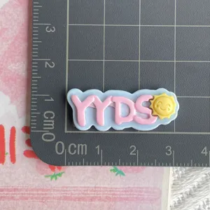 DIY resin letter YYDS charm cabochon for phone case hair clip crafting accessories decoration