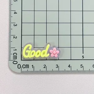 Clear English letter resin charm jelly color DIY accessory for phone case hair rope shoes