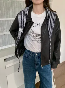 Bufanda triangular de punto a rayas para mujer moda otono invierno estilo coreano
