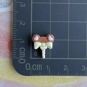 Mini resin charm DIY craft accessories for phone case hair clip jewelry making decoration.