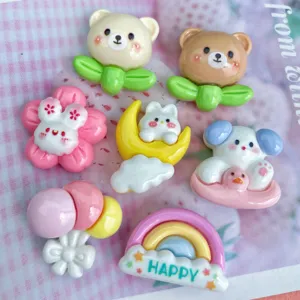 Süße Harz Charms Cabochons für DIY Handyhülle Haarklammer Basteln Dekorationszubehör