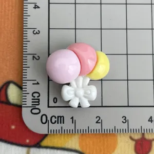Harz Ballon Schleife Handwerk Charme flachruecken Cabochon DIY Handyhuelle Dekoration