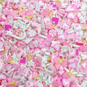Tranches de pate polymere colorees pour coque de telephone DIY art des ongles deco