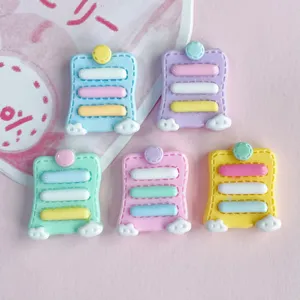 Cabochones de resina nota adhesiva colorida para funda telefono DIY joyas artesania decor