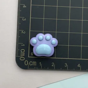 Süßer Harz Katzenpfote Anhänger für DIY Handyhülle Cremekleber Basteln Haarspangen Zubehör.