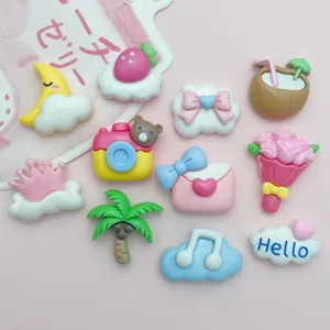 Χαριτωμένα cabochons ρητίνης υλικά DIY για θήκη τηλεφώνου και αξεσουάρ παπουτσιών.