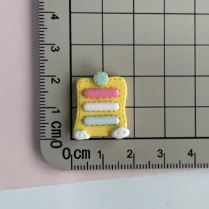 Abalorio de resina bloque de notas brillante para funda de teléfono y accesorios.