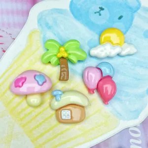 Mini cabochons in resina lucida set per custodia per telefono fai da te e accessori