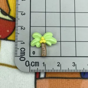 Mini palma lucida resina ciondolo DIY colla crema custodia telefono forcina déco misura