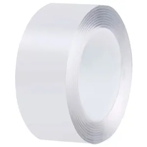 Transparent Nano Double Sided Tape Traceless Heavy Duty Waterproof Clear Adhesive Removable Reusable Sticky Tape For Home Office