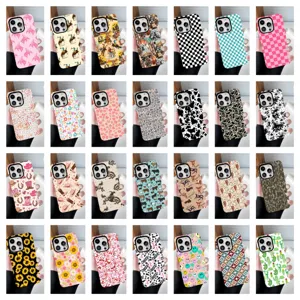 Grid view showcasing 28 different trendy patterned protective smartphone case designs