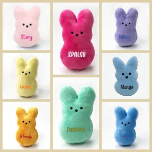 Easter Bunny Plush Toy Stuffed Animal Cute Rabbit Doll Soft Short Plush PP Cotton Toy Festival Gift Home Decor