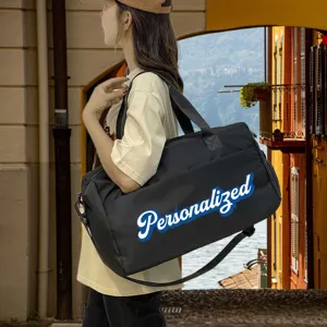 Large Capacity Sports Gym Bag Dry Wet Separation Travel Bag Waterproof Oxford Cloth Crossbody Handbag For Women Men