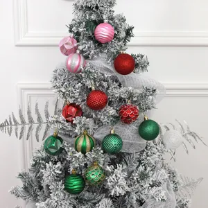 Palline di Natale decorazioni da appendere per set decorazione festiva per interni casa