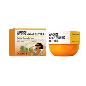 Professional OceAura Bronze Self-Tanning Butter 80g for a gradual and natural sunless glow