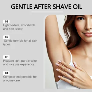Sanftes After-Shave-Öl für glatte und hydratisierte Haut nach der Haarentfernung.