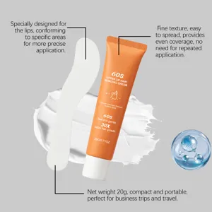 Detailed view of mild facial hair removal cream with applicator spatula and smooth texture