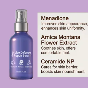 Détails des ingrédients du sérum corporel avec vitamine K et céramides pour la peau