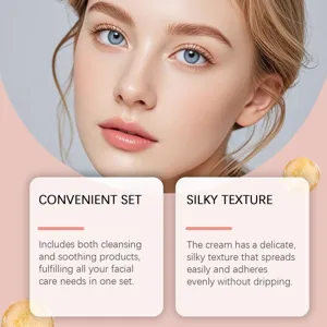 Dettaglio della crema depilatoria viso delicata con texture setosa ed azione lenitiva.