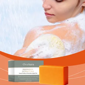 Savon OceAura à l'extrait de persimmon pour une purification et hydratation douce du corps