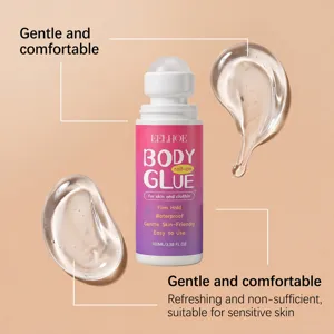 Primer plano detallado del gel adhesivo corporal roll-on suave y respetuoso con la piel (88)
