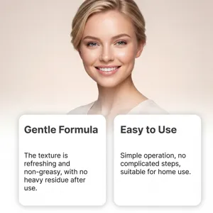 Crema depilatoria facial profesional para una limpieza suave y refrescante