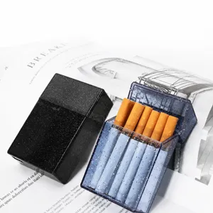 Colorful silver powder cigarette case portable hard and soft pack creative anti-pressure box