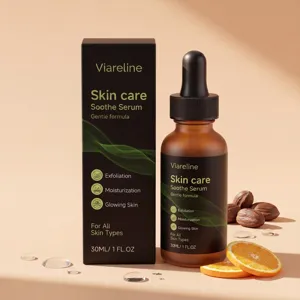 Viareline Beruhigendes Gesichtsserum Vitamin C Feuchtigkeitsspendendes Sanftes Ätherisches Öl Für Alle Hauttypen Tägliche Hautpflege