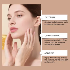 Detail der Inhaltsstoffe wie Glycerin und Arginin für optimale Hautfeuchtigkeit.