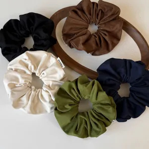 Koreanischer Stil Herbst Winter Samt Haargummis Set bunte Haar Accessoires für Frauen