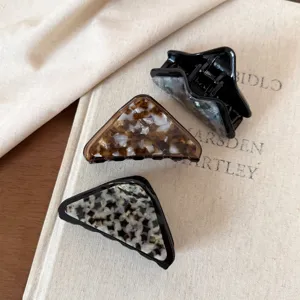 Molla per capelli a triangolo in acetato stile coreano elegante accessorio donna acconciatura