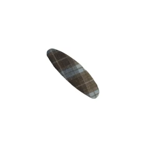 Brown plaid hair clip elegant snap clip fashion hairpin for women daily hair styling hair accessories