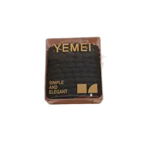 Exquisite boxed black elastic hair ties for women daily styling and ponytail holder.