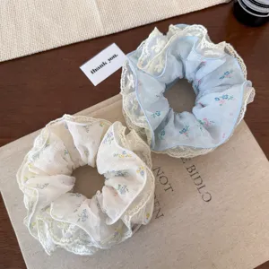 Coleteros de pelo de cuatro capas estampados frescos de verano soportes de coleta dulces