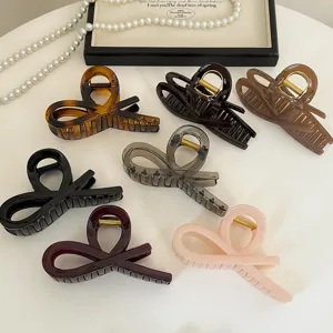 Molla per Capelli in Acrilico Croce Cavità Fermi per Capelli Molla Squalo Accessori Styling per Donne Ragazze Gioielli Capelli