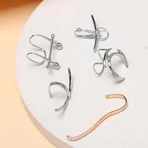 Punk style non-piercing lip cuff set, unique metal body jewelry for alternative fashion.