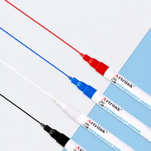 Σετ μόνιμων μαρκαδόρων 4 χρωμάτων 1.0mm αδιάβροχοι μαρκαδόροι γρήγορου στεγνώματος