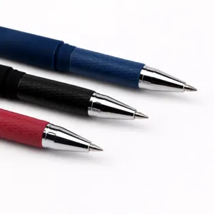 Baoke frosted rubber barrel gel pen business office school stationery writing pen black