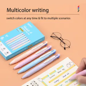 Retractable Multi-Color Gel Pen Set Quick Drying Fine Point Writing Pens For Students School Office Stationery