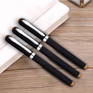 Black Gel Ink Pen Business Office Smooth Writing Pen Fine Point Retractable Writing Pen Student Stationery Supply