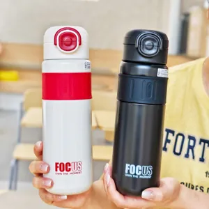 Botella termica minimalista gran capacidad deporte vacio botella de agua para ciclismo al aire libre.