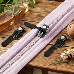 Kit di Sostituzione Testina Cerniera Metallica Fibbia di Riparazione Per Giacca Cappotto Bagagli Abiti