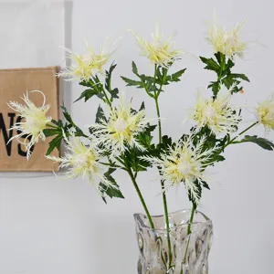 Artificial eryngium flower bouquet faux plant Nordic home decor wedding photography fake floral