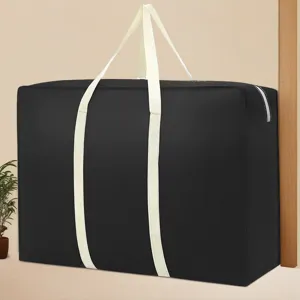Extra large capacity waterproof moving storage bag for clothes, quilts, luggage, and heavy items.