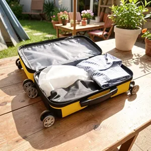 Tragbarer weißer Staubbeutel für Schuhe aus Vliesstoff, ideal für Reisen und Sneaker Aufbewahrung.