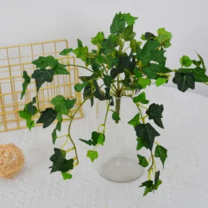 Artificial Ivy Vine Fake Plant Greenery Leaf Hanging Home Room Wall Decor Indoor Item