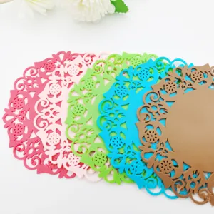 Sottobicchiere fiore in silicone colorato resistente al calore tappetino tazza decoro