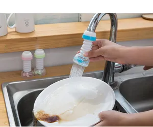 Spruzzatore per rubinetto da cucina telescopico filtro antispruzzo bocchetta doccia