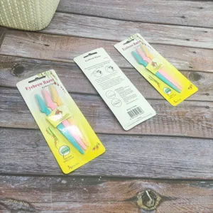 3-Piece Eyebrow Razor Set Portable Facial Hair Remover Makeup Grooming Tool Kit New