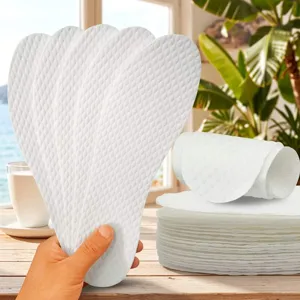 Einweg Atmungsaktive Holzzellstoff Einlegesohlen Geruchsneutralisierende Schweißabsorbierende Kissen-Einlagen Für Unisex Alltagsschuhe